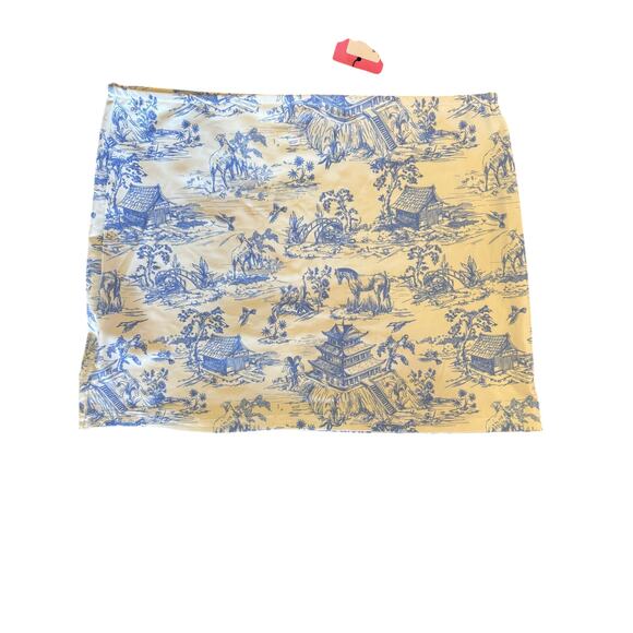 Edikted Delft Print Mini Skirt Size Medium New With Tags Y2K Style - Picture 6 of 8